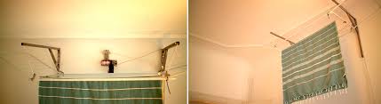 Der platzsparende wäscheständer, der von der decke hängt. Decken Waschestander Platz Sparen Und Deckenflache Nutzen Dlf Nova
