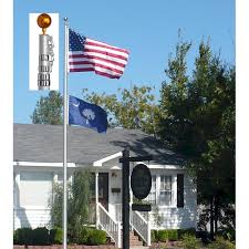 Telescoping poles and that come in separate sections and need to be assembled. Stkusa 25ft Telescoping Flag Pole Aluminum Kit For 2 Flags Walmart Com Walmart Com