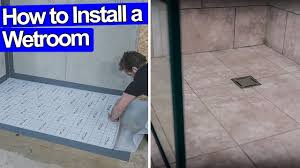 They can be made of any material, including glass, stone or ceramic, and can be plain or mosaic tiles technically are any tile measuring 2 inches or smaller in the largest dimension. How To Install Wetroom Shower Full Job Impey Aqua Dec Youtube