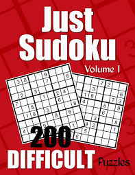 This is defined as the score. Just Sudoku Difficult Puzzles Volume 1 200 Difficult Sudoku Puzzles For The Experienced Solver Printed Fun Evans Cindy 9781539873655 Amazon Com Books