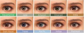 how to choose coloured contact lenses for dark skin