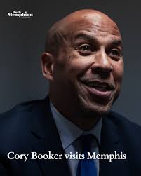 U.S. Sen. Cory Booker, D-N.J., delivered the commencement address to  graduates of the University of Memphis Cecil C. Humphreys School of Law
