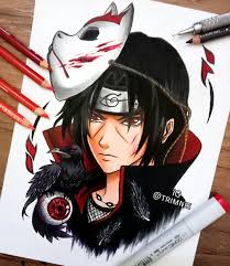 See more fan art related to #uchiha itachi , #dawn , #traditional , #naruto , #manga , #uchiha itachi , #shisui uchiha , #shisui/itachi , #uchiha and. Itachi Fanart Done Ook I Just Added His Anbu Mask Just For Fun Otherwise It Kinda Looks Plain Anywayyy Te Naruto Drawings Itachi Uchiha Art Naruto Sketch
