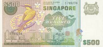 500 Singapore Dollars Bird Series Exchange Yours For Cash