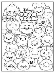 Do you know who chip and dale who? Tsum Tsum Coloring Pages Best Coloring Pages For Kids