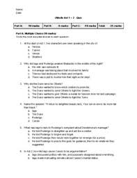 Buzzfeed editor keep up with the latest daily buzz with the buzzfeed daily newsletter! Othello Act 1 Quiz Worksheets Teaching Resources Tpt