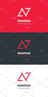Newman Letter N Logo Lettering Letter N Logos