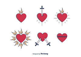 Download Sacred Heart Vector Vector Art Choose From Over A Million Free Vectors Clipart Graphics Vector Art Images Sacred Heart Heart Drawing Heart Tattoo