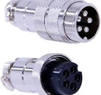 Amazon.com: Elecbee 5 Pin Circular Connector Cable Plug ...