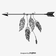 Simple Retro Arrow Elements With Black Feathers Lovely Bohemian Simplicity Png Transparent Clipart Image And Psd File For Free Download Black Feathers Arrow Clipart Feather Graphic