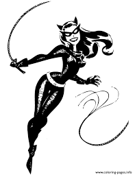 School's out for summer, so keep kids of all ages busy with summer coloring sheets. Catwoman From Batman Cartoon Coloring Pages Printable