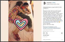 Setelah 14 tahun saling mengenal, dan atas desakan masyarakat luas, akhirnya mereka mau menikah juga juga. Kisah Malam Pertama Raf Yaakob Mawar Rashid