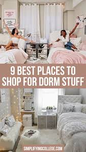 9 Best Places To Shop For Dorm Room Decor Dorm Room Essentials College Dorm Room Decor Room Essentials