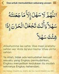 Robbis rohli shodrii, wa yassirlii amrii, wahlul uq'datam nah itulah ke tiga doa agar allah swt memudahkan urusan kita di dunia ini. Facebook