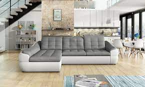 Couchgarnitur Infinity Mini L Sofa Mit Schlaffunktion Couch Polsterecke Ecksofa Ebay Sectional Sleeper Sofa Faux Leather Sectional Faux Leather Sofa
