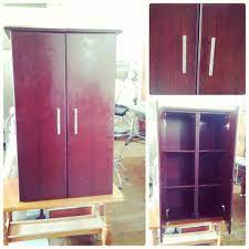 for sale cabinet two door 14 bd للبيع خزانة من بابين خشب السعر 14 bd tel 33770050 home decor furniture decor