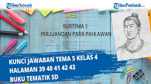 Diharapkan kunci jawaban tema 5 kelas 4 ini dapat membantu guru dan orang tua siswa dalam mengoreksi tugas anak. Kunci Jawaban Tema 5 Kelas 4 Halaman 39 40 41 42 43 Youtube