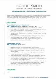 Financial aid advisor resume examples. Financial Aid Advisor Resume Samples Qwikresume
