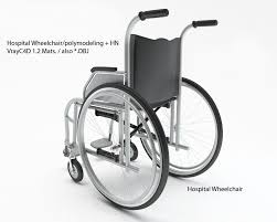 Hospital Wheelchair 3d Model 3d Model Model Hospital