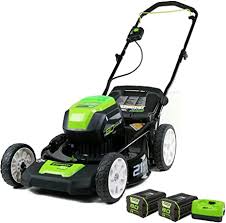 Is a 20 inch lawn mower really that much better than a 16 inch to warrant an extra $100, all other things being equal? Greenworks Pro 21 Inch 80v Cordless Lawn Mower Two 2 0ah Batteries Included Glm801601 Amazon Ca Patio Lawn Garden