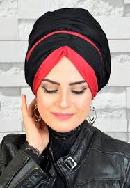 Aise Tesettur Siyah Bordo Buzgulu Bandana Hazir Sal Sal Mercan Mor
