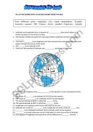 Latitude and longitude worksheet asking to students to label the main lines of latitude and longitude across the globe. Latitude Longitude Esl Worksheet By Anapas In 2020 Cute766