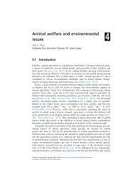 Pdf Animal Welfare And Environmental Issues
