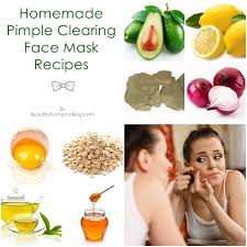 homemade pimple clearing face mask