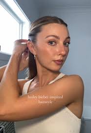 Hailey Bieber Half Up Half Down