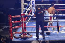 At stake there were two wba championship belts in the super featherweight and lightweight division. Gervonta Davis Knocks Leo Santa Cruz Out Cold In Sixth Round Los Angeles Times