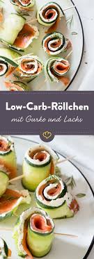 Low Carb Partysnack Schnelle Gurken Rollchen Mit Lachs Rezept Fingerfood Rezepte Rezepte Fingerfood