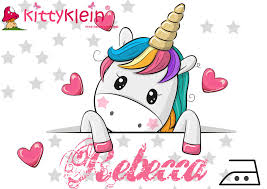 Wähle dein perfektes design, oder gestalte es ganz leicht selbst. Bugelbilder Einhorn In Love Din A5