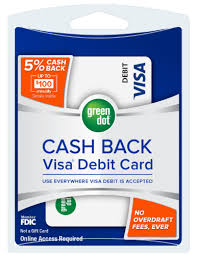 Sick of monthly account fees? Green Dot Visa Cash Back Reloadable Prepaid Debit Card 1 Ct Mariano S