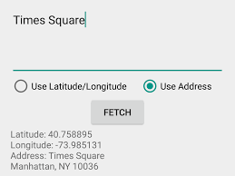Location Lookup By Latitude And Longitude How To Get Location Address In An Android App Android Authority