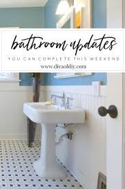 These diy bathroom ideas are inexpensive and easy to do. 4 Diy Bathroom Ideas That Are Quick And Easy L Diva Of Diy