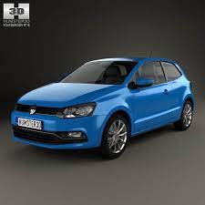 3d Model Of Volkswagen Polo 3 Door 2014 Volkswagen Polo Chevrolet Cruze Volkswagen