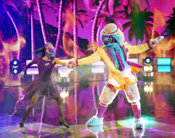 .on the masked singer, fox has you covered with the first look at a few key costume reveals from the upcoming spinoff, the masked dancer. offer their best guesses on who is gyrating across the stage in front of them in costumes including tulip, cricket, cotton candy, exotic bird, sloth and zebra. Masked Dancer Runner Up Maksim Chmerkovskiy Aka Sloth On Why He Had More Fun Than On Dwts
