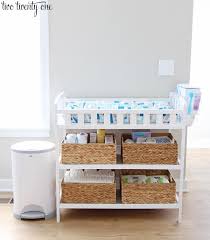 Changing Table Organization Baby Changing Tables Nursery Organization Changing Table Baby Room Organization