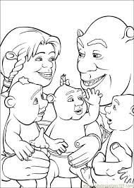 Join shrek, fiona, puss in boots and donkey on a journey through the beautiful world of dreamworks. Shrek Coloring Pages Free Printable Coloring Page Shrek 3 36 Cartoons Shrek The Third Cartoon Coloring Pages Disney Coloring Pages Coloring Books