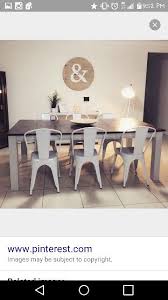 Medium density fibreboard (mdf) and plywood. Love The Wood Table With Metal Chairs Home Decor White Metal Chairs Luxury Dining Room