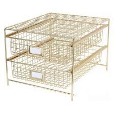 Desktop Storage Drawer Set Gold Threshold Desktop Storage Drawers Desktop Storage Gold Office Supplies