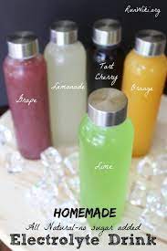 Diy Homemade All Natural No Sugar Added Electrolyte Sports Drink Sports Drink Electrolyte Drink Drinks