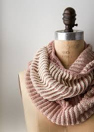 Caron x pantone knit color swatch scarf. Two Color Cotton Cowl Purl Soho Brioche Knitting Patterns Knitting Accessories Scarf Knitting Patterns