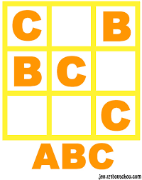 Sudoku gratuit en ligne et à imprimer. Grille Sudoku Facile Lettre N 1 Pour Enfants A Imprimer Gratuitement