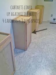 Easy Diy Built In Desk From Kitchen Cabinets Craft Room Office Craft Room Kids Office