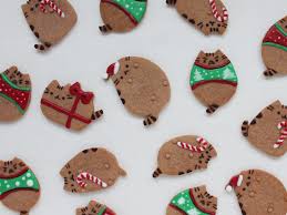 How To Make Pusheen Holiday Cookies Food Com Holiday Cookies Pusheen Cookies Xmas Cookies