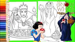Right now, you can print this picture and using crayons or colored pencils to make a nice picture about audrey. Disney Villain Evil Queen Evil Queen As The Old Lady Snow White Coloring Pages For Kids Youtube