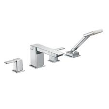 Bath Moen Ts904 90 Degree Two Handle High Arc Roman Tub Faucet And Hand Shower Without Valve Chrome Ama Tub Faucet Tub And Shower Faucets