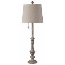Ceramic skinny table lamp, navy blue, 32by sagebrook home(2). Blue Buffet Table Lamps You Ll Love In 2021 Wayfair