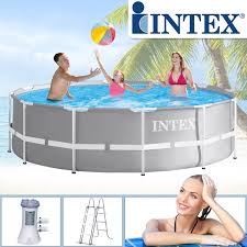 Intex Swimming Pool O366x99 Frame Pool Set Prism Rondo Schwimmbecken Schwimmbad Ebay
